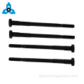 Non Standard Fanstener Black Extra Long Bolts Flat Round Head Shoulder Factory